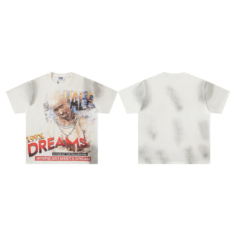 VALE USA Golden Era Washed Graphic T-Shirt